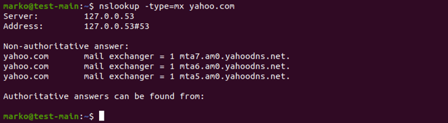 View Domains MX Records